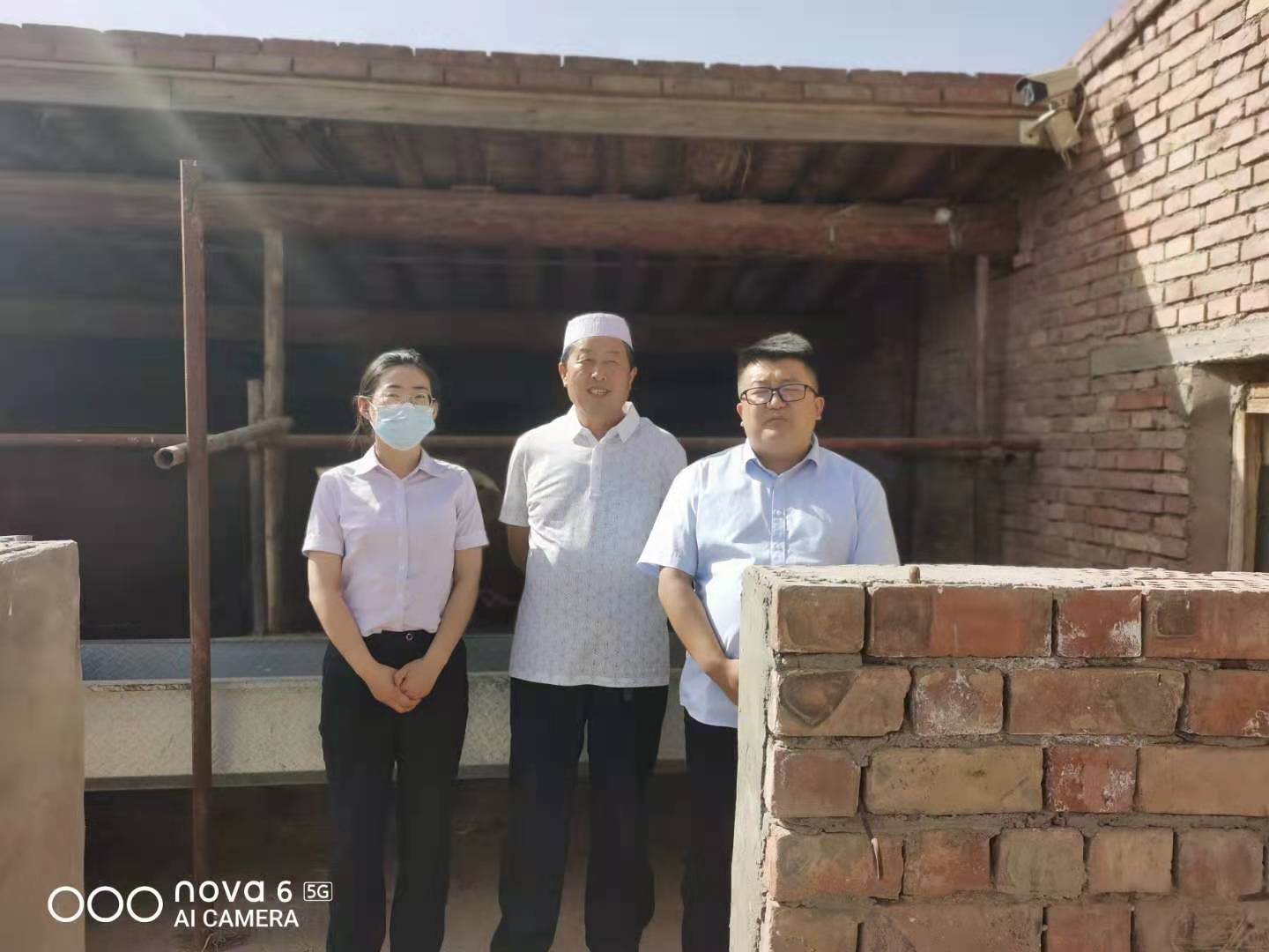 业务三组在中宁县喊叫水乡马塘村尽职调查